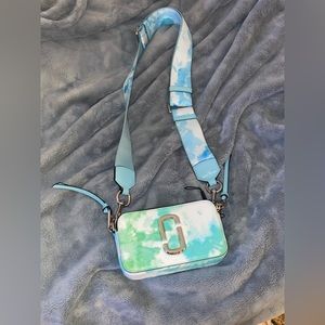 Marc Jacob The Snapshot Tie-Dye Coated Leather Camera Bag